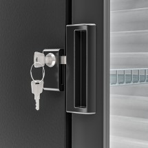 Koolmore MDR-1GD-12C Black One Glass Door Merchandiser Refrigerator 24 addl-4
