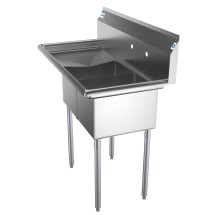 Koolmore SB121610-16L3 Two Compartment Stainless Steel Sink with Left Drainboard 43 addl-3