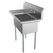 Koolmore SB141611-12L3 Two Compartment Stainless Steel Sink with Left Drainboard 43 addl-3