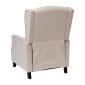 Flash Furniture BO-BS7002-1-CREAM-GG Traditional Slim Wingback Push Back Recliner with Accent Nail Trim, Cream addl-5