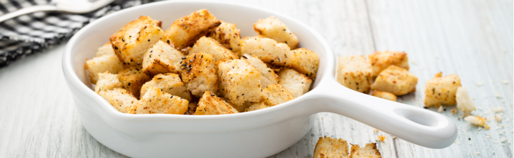 Spice up your menu with new crouton varieties for all meals and even dessert.