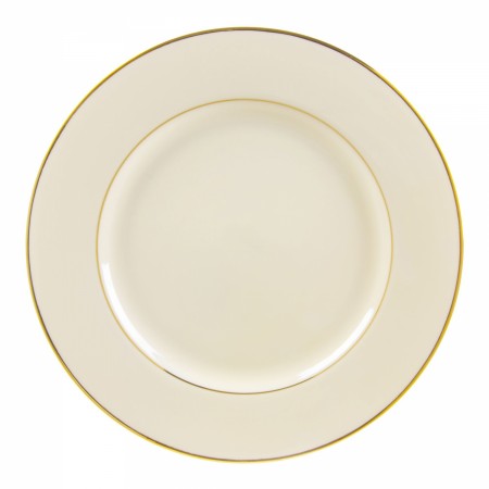 10 Strawberry Street CGLD0024 Cream Double Gold Line Charger Plate 12-1/4"