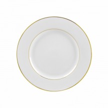 10 Strawberry Street GLD0002 9-1/8&quot; Double Gold Line Luncheon Plate