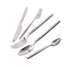 10 Strawberry Street HAMF-DS Hammer Forged 18/0 Stainless Steel Dinner Spoon - 12 pcs