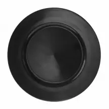 10 Strawberry Street LABLK-24  Lacquer Round Black Charger Plate 13&quot; - 24 pcs