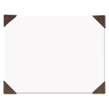 100% Recycled Doodle Desk Pad, Unruled, 50 Sheets, Refillable, 22 x 17, Brown