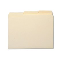 100% Recycled Manila Top Tab File Folders, 1/3-Cut Tabs, Legal Size, 100/Box
