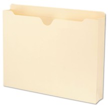 100% Recycled Top Tab File Jackets, Straight Tab, Legal Size, Manila, 50/Box