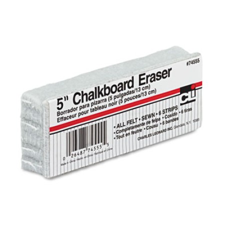 Charles Leonard 5-Inch Chalkboard Eraser, 5
