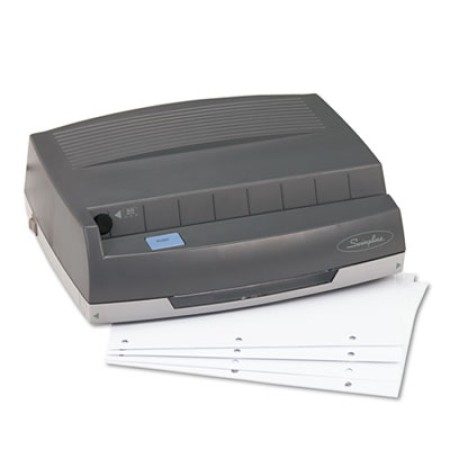 50-Sheet 350MD Electric Three-Hole Punch, 9/32