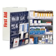 ANSI Class B+ 4 Shelf First Aid Station with Medications, 1437 Pieces