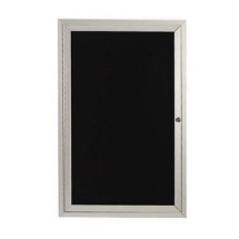 Aarco Products ADC2418L Enclosed 1-Door Indoor Message Center with Inset Style Door, 24&quot;H x 18&quot;W