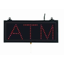 Aarco Products ATM10S High Visibility LED ATM Sign , 6-3/4&quot; H x 16-1/8&quot; W