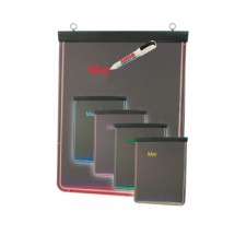 Aarco Products LF-1 Ultra Lite Lighted Write-On Marker Board