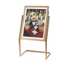 Aarco Products P-15B Menu and Poster Holder - Brass