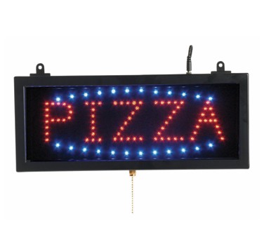 Aarco Products PIZ01S High Visibility LED Pizza Sign , 6 3/4"H x 16 1/8"W