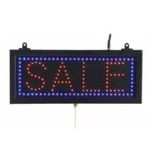 Aarco Products SAL05S High Visibility LED SALE Sign , 6 3/4&quot;H x 16 1/8&quot;W