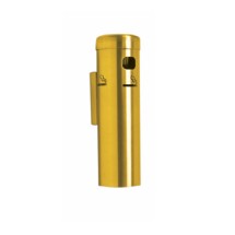 Aarco Products SC15W Wall Mounted Cigarette Receptacle -Gold Finish