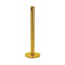 Aarco Products SC40F Floor Standing Cigarette Receptacle - Gold Finish
