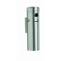 Aarco Products SS15W Wall Mounted Cigarette Receptacle - Satin Finish