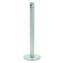 Aarco Products SS40F Floor Standing Cigarette Receptacle - Satin Finish