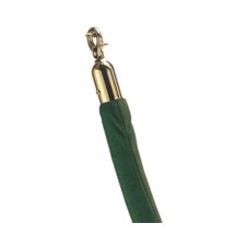 Aarco Products TR-127 8 Ft. Form-A-Line Green Rope with Brass Hardware