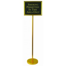 Aarco Products TY-2B The Director Changeable Poster Sign, Gold 54&quot;