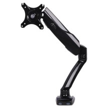AdaptivErgo Heavy-Duty Articulating Dual Monitor Arm with USB and Audio, 30", Black