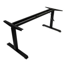 Alera AdaptivErgo Sit-Stand Pneumatic Height-Adjustable Table Base, Black, 59.06&quot; x 28.35&quot; x 26.18&quot; to 39.57&quot;