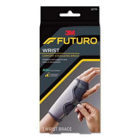 Adjustable Reversible Splint Wrist Brace, Fits Wrists 5 1/2