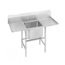 Advance Tabco 94-1-24-24RL One Compartment Sink with Two Drainboards, 66&quot;