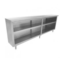 Advance Tabco DC-158 Stainless Steel Dish Cabinet, 96&quot; x 15&quot;