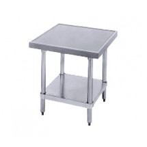 Advance Tabco MT-GL-302 Stainless Steel Mixer Table with Galvanized Undershelf 30&quot; x 24&quot;