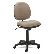 Alera Interval Series Swivel/Tilt Task Chair, Supports up to 275 lbs., Black Seat/Black Back, Black Base