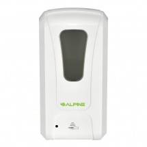 Alpine 430-F Automatic Hands-Free Foam Hand Sanitizer/Soap Dispenser,White, 1200 ml