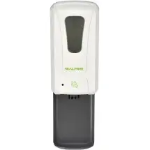 Alpine 430-F-T Automatic Hands-Free Foam Hand Sanitizer / Soap Dispenser with Drip Tray, White, 1200 ml
