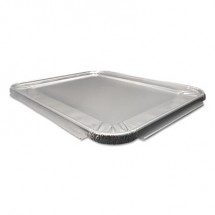 Durable Packaging Aluminum Steam Table Lids for Heavy-Duty Half Size Pan, 100 /Carton