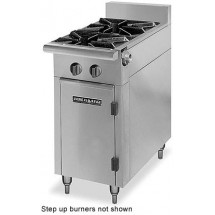 American Range HD17-2SU-O Medallion Series 17&quot; Heavy Duty Range with 2 Step-Up Burners and Storage Base