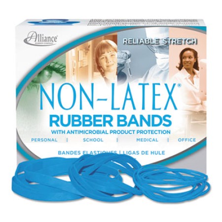 Antimicrobial Non-Latex Rubber Bands, Size 117B, 0.06