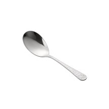 CAC China 8015-17 Auspicious Solid Spoon, 18/8 Extra Heavy Weight, 9&quot; - 1 doz