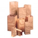 Grocery Paper Bags, 52 lbs., #2, 8.13&quot;w x 4-1/4&quot;,d x 9.75&quot;h, Kraft&quot;, 500/Bags