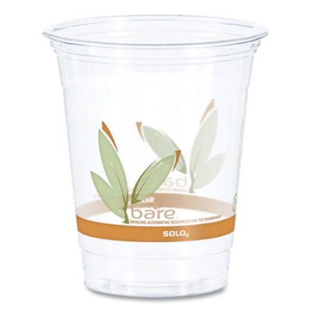Dart Bare Eco-Forward RPET Clear Cold Cups, 12-14 oz.  - 1000 pcs