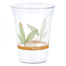 Dart Bare Eco-Forward RPET Clear Cold Cups, 16-18 oz.  - 1000 pcs