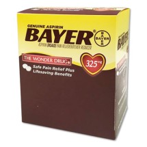 Bayer Aspirin, 2 Tablets/Pack, 50 Pack/Box