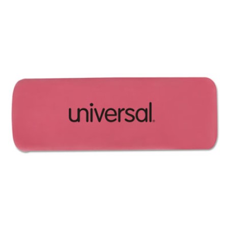Bevel Block Erasers, Rectangular, Small, Pink, Elastomer, 20/Pack