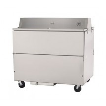 Beverage Air STF49-1-S Stainless Steel Forced Air Milk Cooler and Dual Access Style