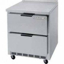 Beverage Air WTRD119A-4 Four-Section 119&quot; x 32&quot; Stainless Steel Top/RemovableRear Splash Worktop Refrigerator
