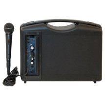 Bluetooth Audio Portable Buddy with Wired Mic, 50W, Black