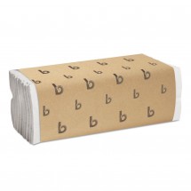 Boardwalk Bleached White C-Fold Paper Towels, 2,400/Carton