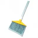 Rubbermaid Angled Large Broom, Poly Bristles, Silver/Gray 48 7/8&quot; Handle